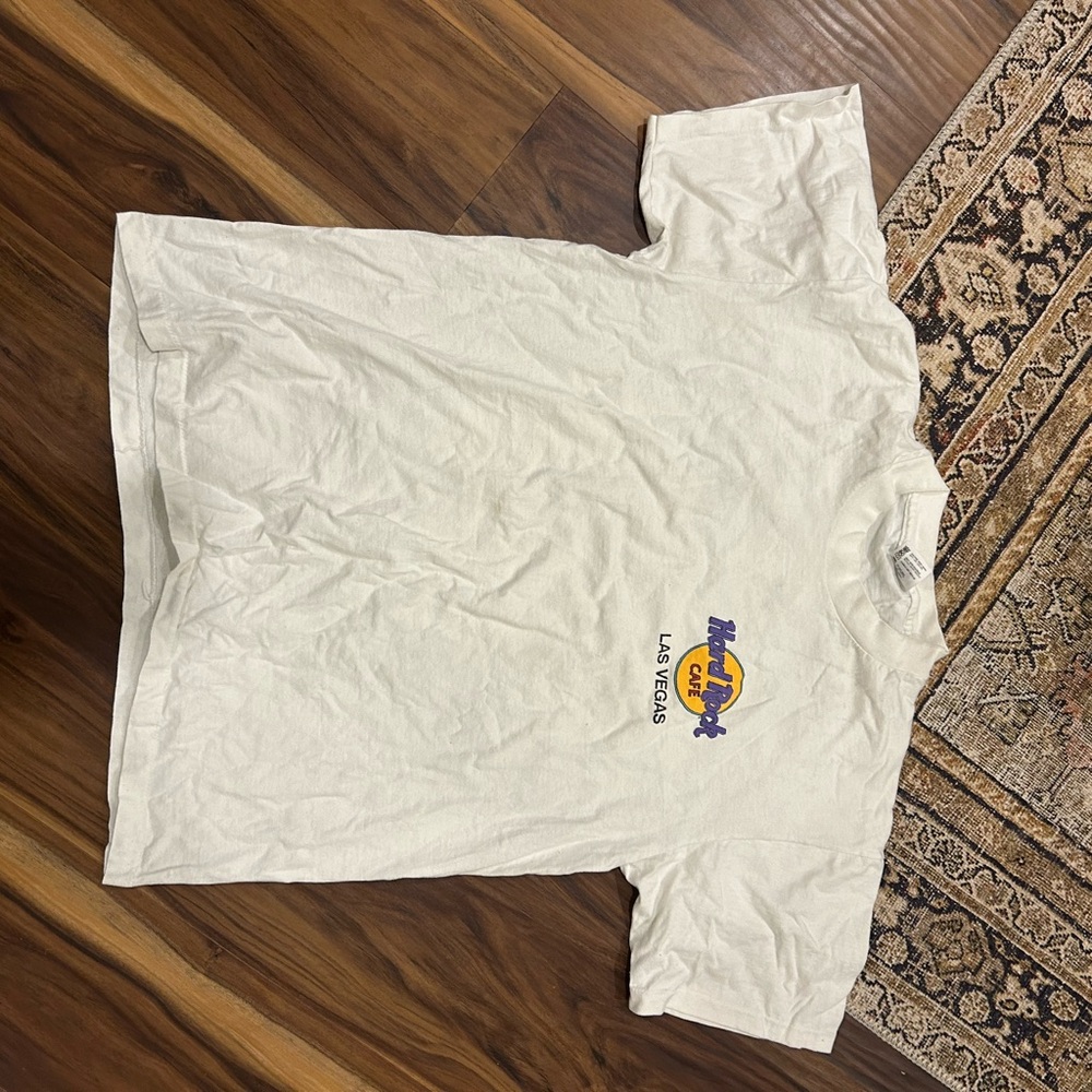 Hard Rock Cafe Las Vegas White Tee
